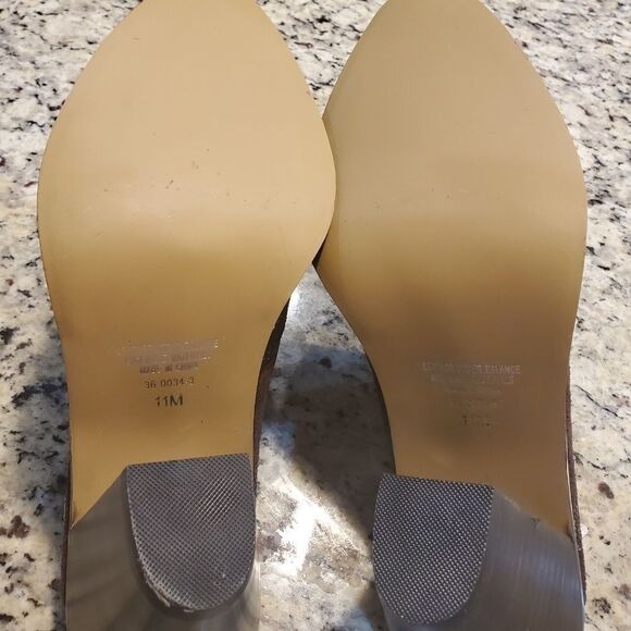 Bridgewater Studio Leather Suede Feel Clogs 11M - Picture 7 of 8